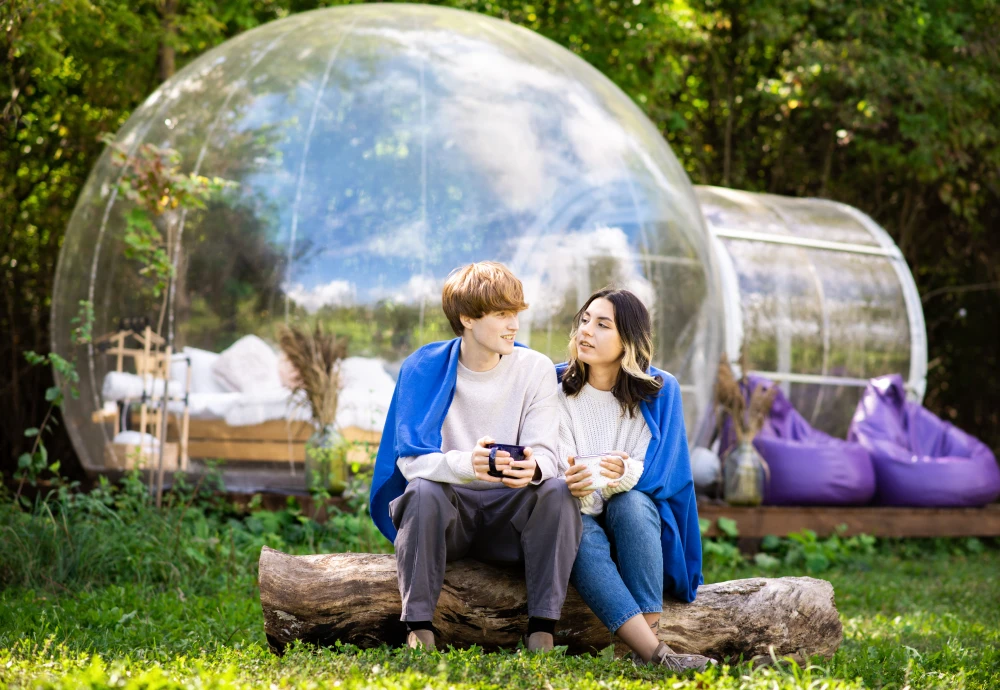 bubble tents for outdoor dining